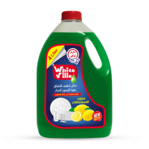 سائل تنظيف الأطباق ليمون أصفر 4 لتر